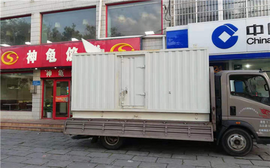 天安乡出租发电机施工案例